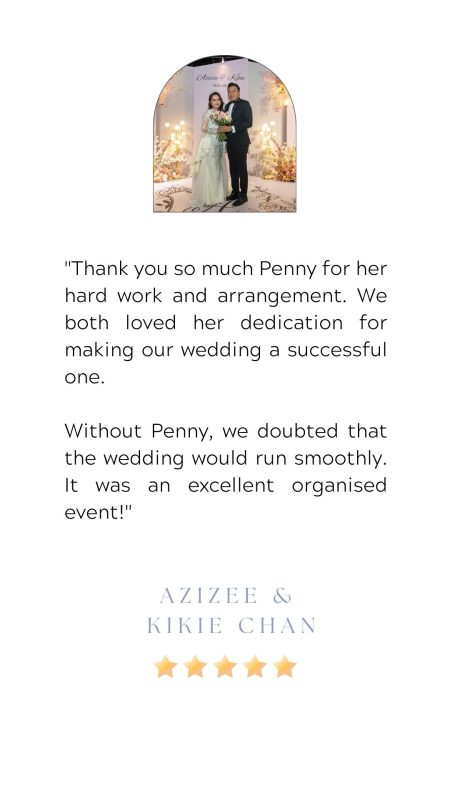 penny c weddings customer review 2