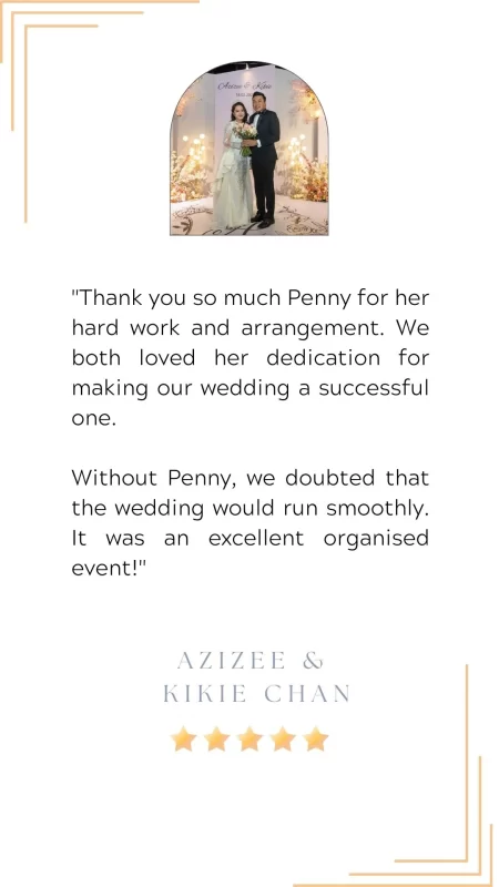 PennyC weddings customer review 2