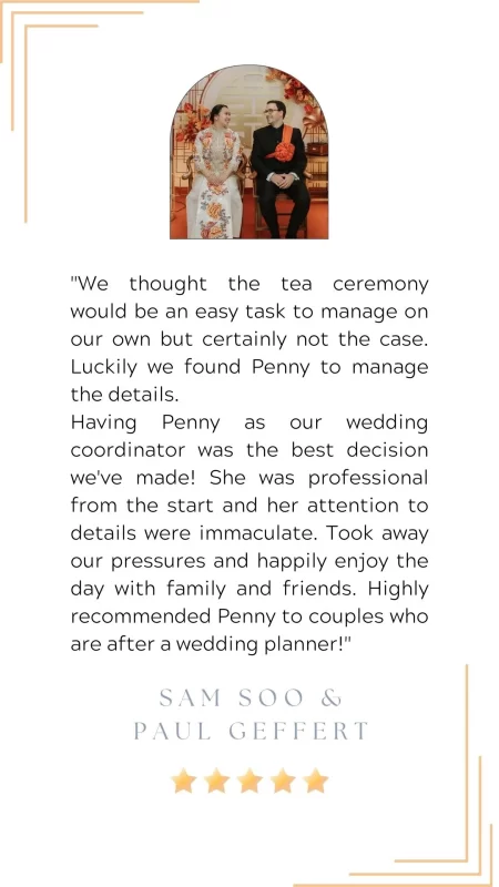 PennyC weddings customer review 3